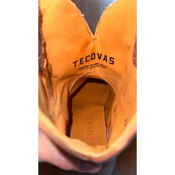Womens Tecovas Penny, Ankle, Tan / Scotch Goat Sz 7.5 run small WORE 2 times EUC - Picture 9 of 12